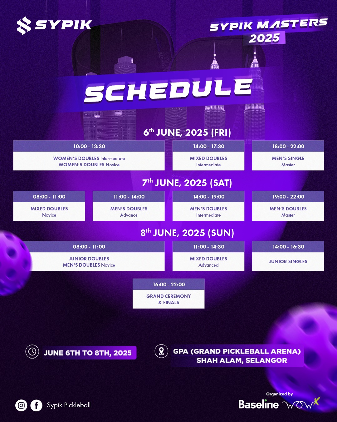 Event Schedule